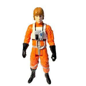 Kenner Star Wars Luke Skywalker X-Wing Pilot Figure Orange Suit 1982 No Helmet
